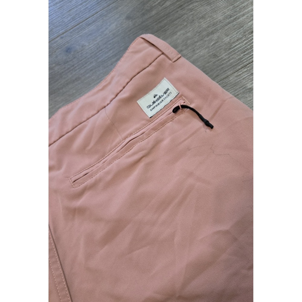 Quicksilver Amphibian Hybrid Shorts Men's 33 Pink Water Repellent Stretch - Picture 5 of 13